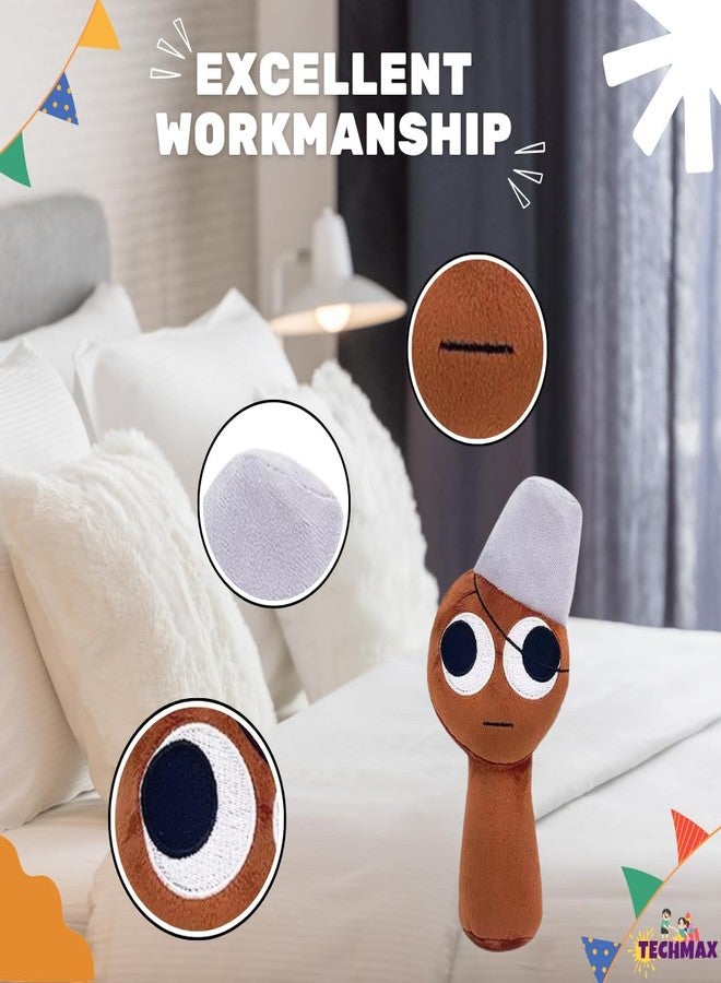 TechMax Solution Brown Bin Sprunki Plush Toys - Image 4